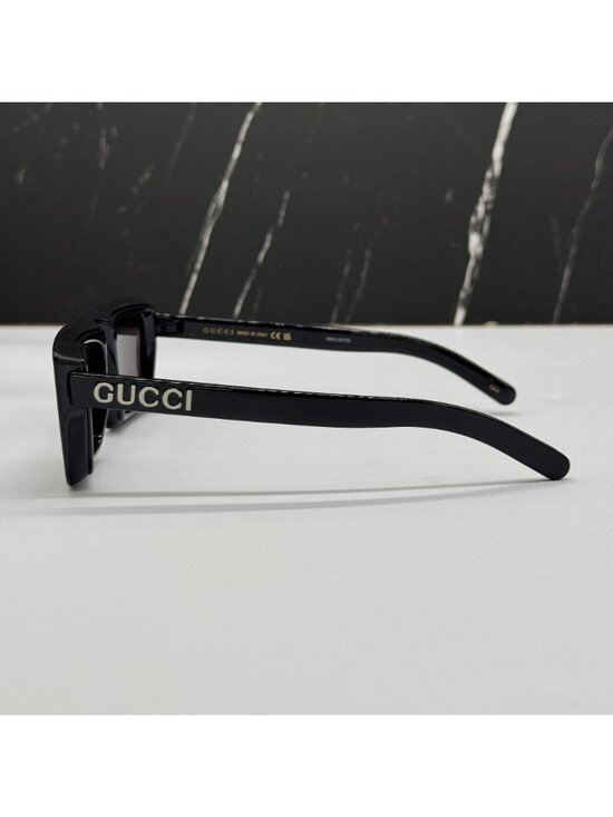 New Gucci GG1723S 001 Black Gray Unisex Sunglasses main image 8